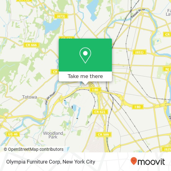 Olympia Furniture Corp map