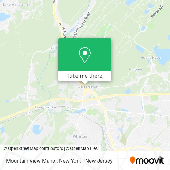 Mountain View Manor map