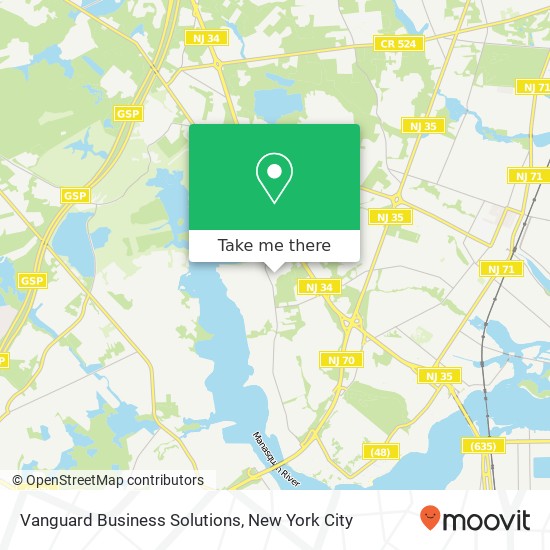 Vanguard Business Solutions map