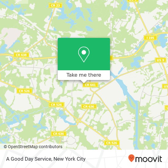 A Good Day Service map