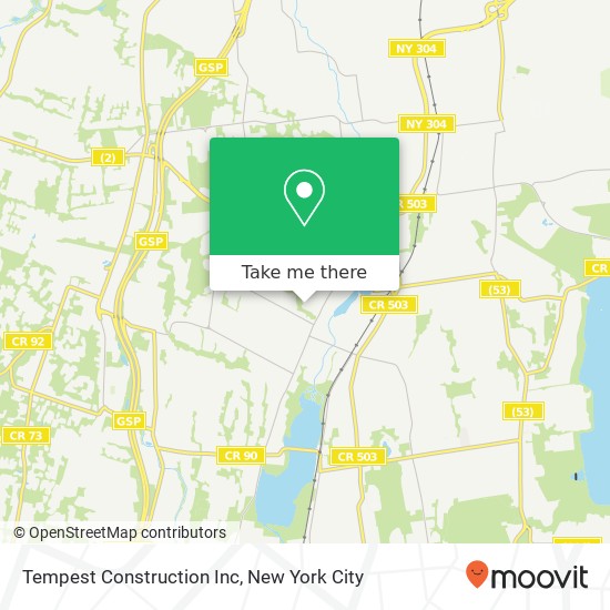 Tempest Construction Inc map