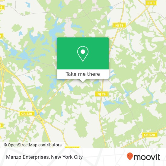 Manzo Enterprises map