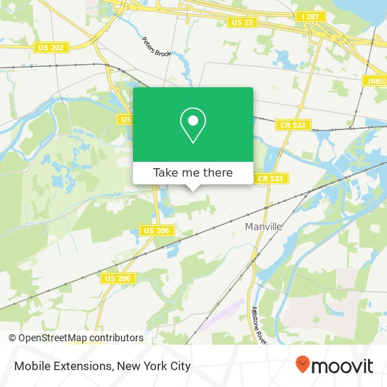 Mobile Extensions map