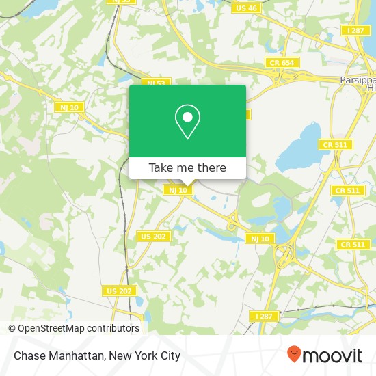 Mapa de Chase Manhattan