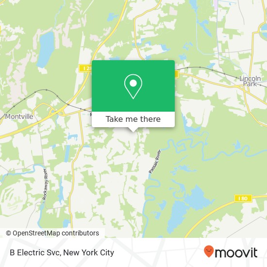 B Electric Svc map