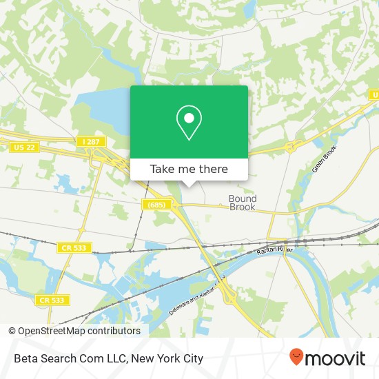 Mapa de Beta Search Com LLC