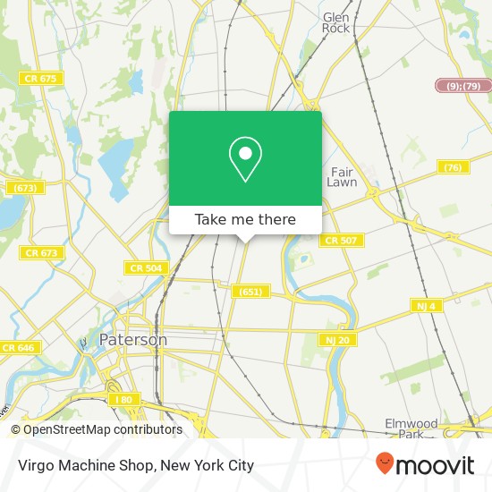 Mapa de Virgo Machine Shop