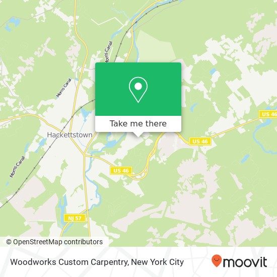 Mapa de Woodworks Custom Carpentry