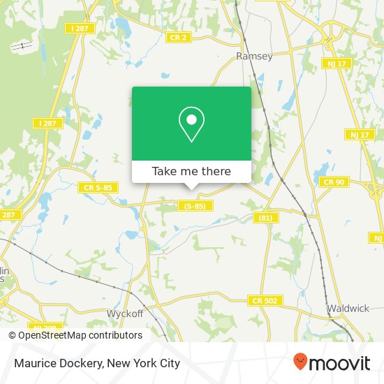 Maurice Dockery map