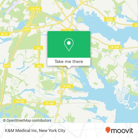 K&M Medical Inc map