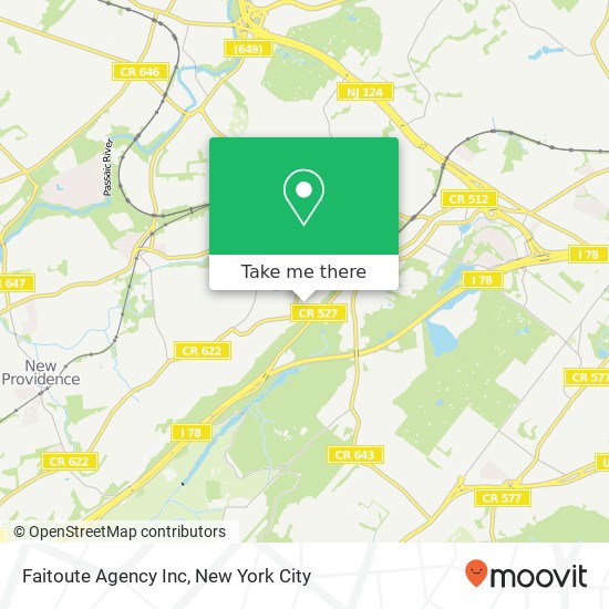 Mapa de Faitoute Agency Inc