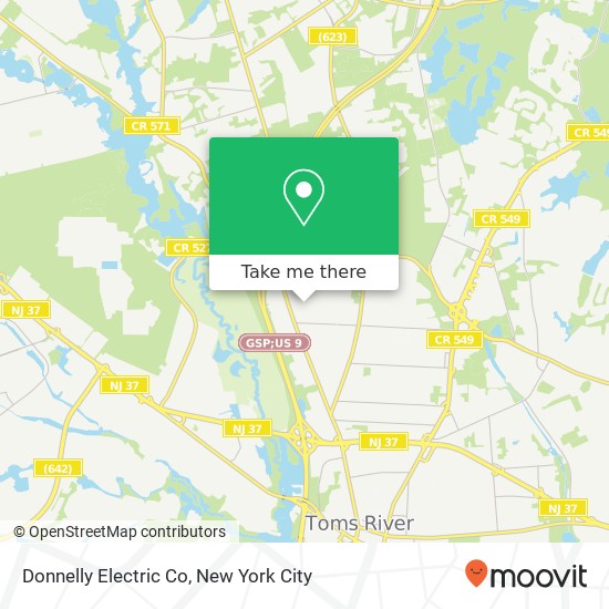 Mapa de Donnelly Electric Co