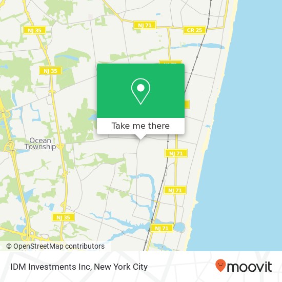 IDM Investments Inc map