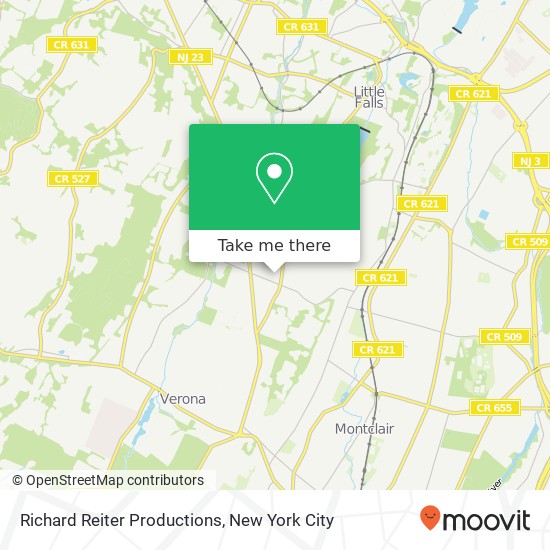Mapa de Richard Reiter Productions