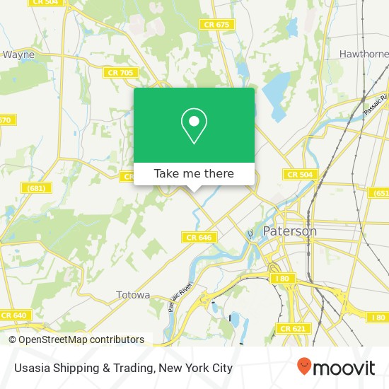 Usasia Shipping & Trading map