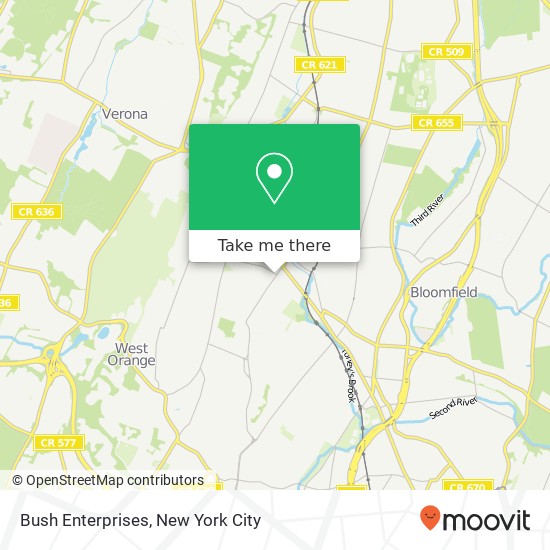 Mapa de Bush Enterprises