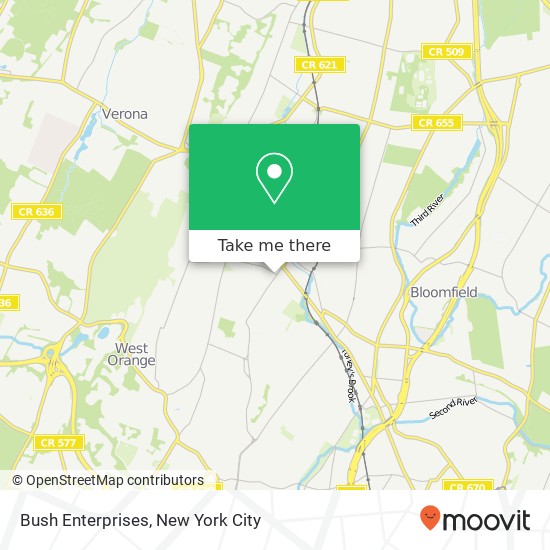 Bush Enterprises map