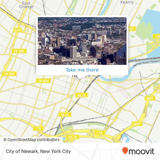 City of Newark map