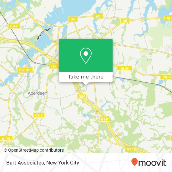 Bart Associates map