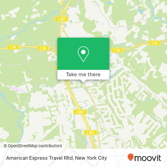 Mapa de American Express Travel Rltd