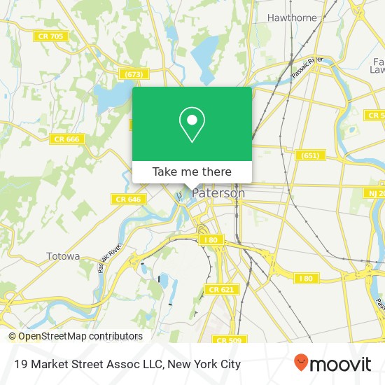 Mapa de 19 Market Street Assoc LLC