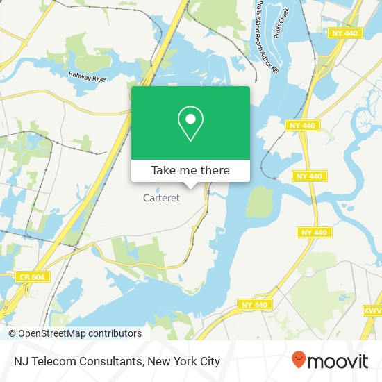 Mapa de NJ Telecom Consultants