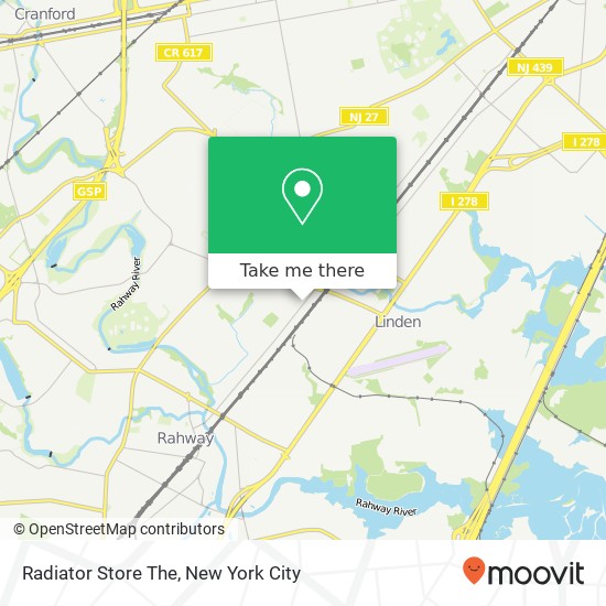 Mapa de Radiator Store The