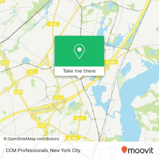 CCM Professionals map