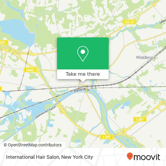 Mapa de International Hair Salon