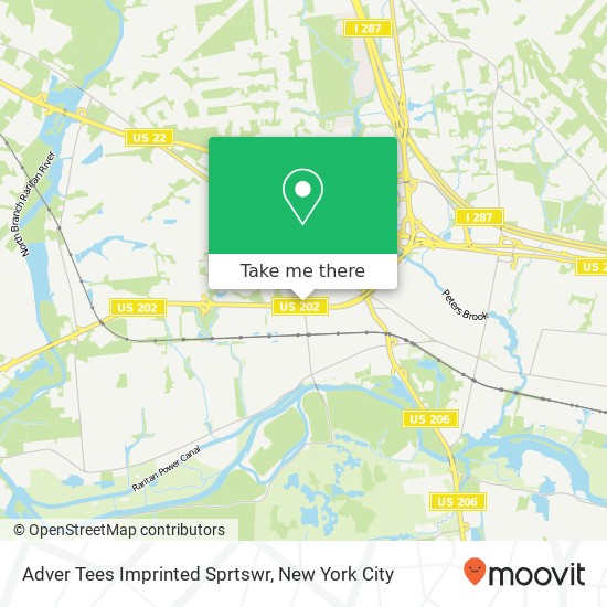 Adver Tees Imprinted Sprtswr map