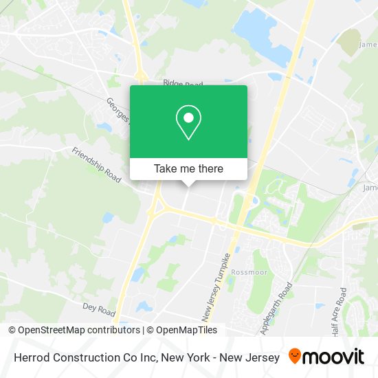 Herrod Construction Co Inc map