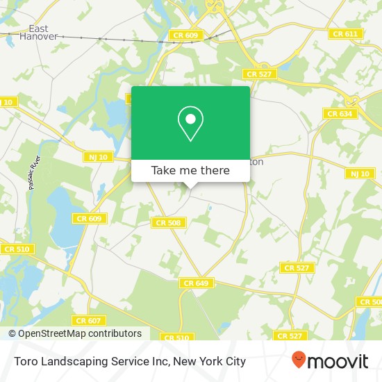 Toro Landscaping Service Inc map