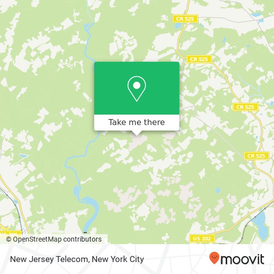 New Jersey Telecom map