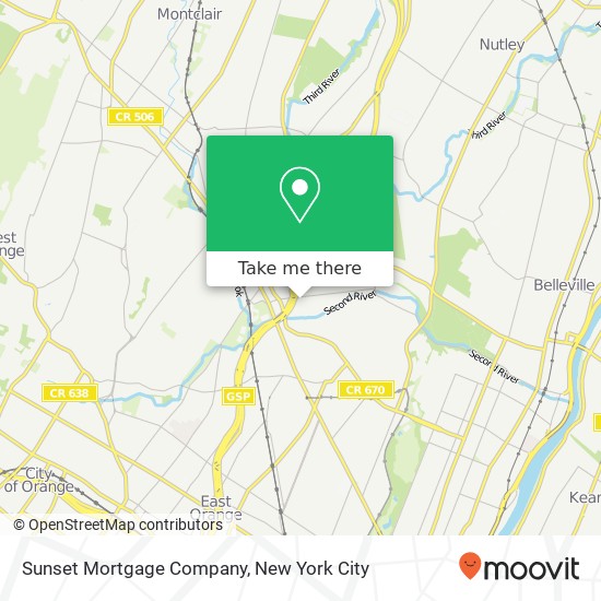 Sunset Mortgage Company map