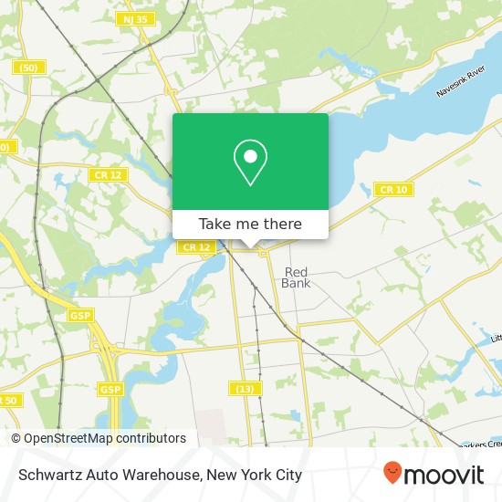 Schwartz Auto Warehouse map