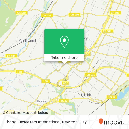 Ebony Funseekers International map