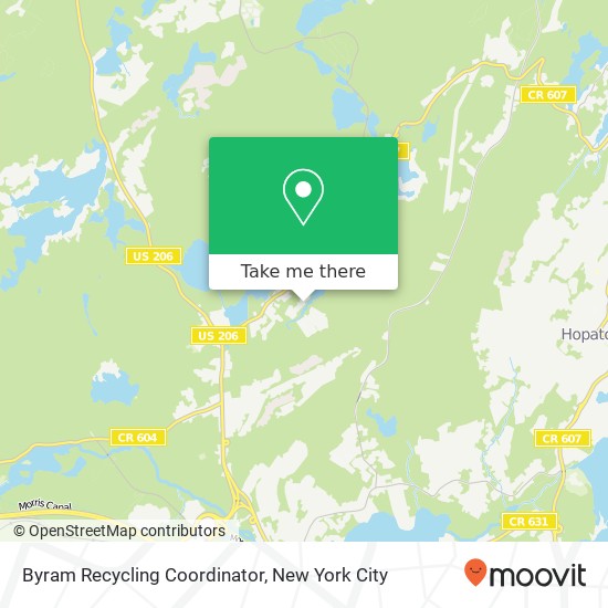 Byram Recycling Coordinator map