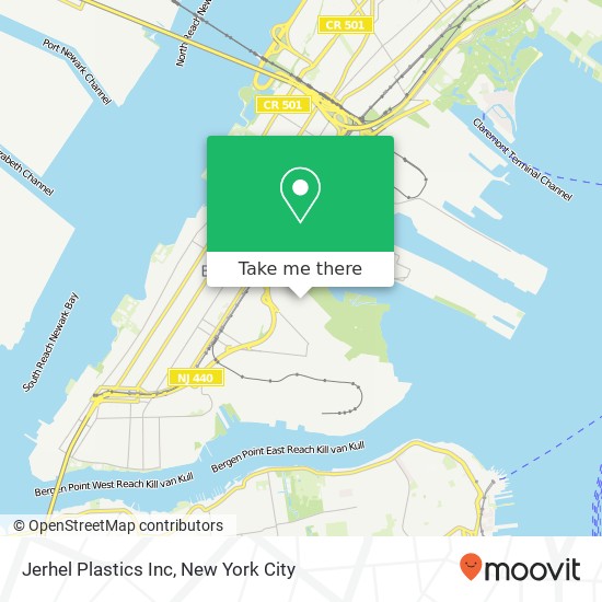 Jerhel Plastics Inc map