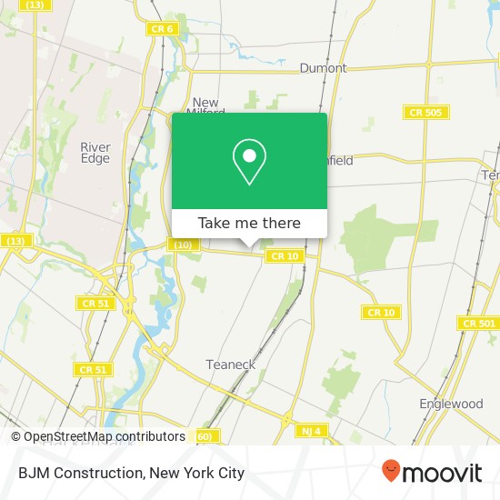 BJM Construction map