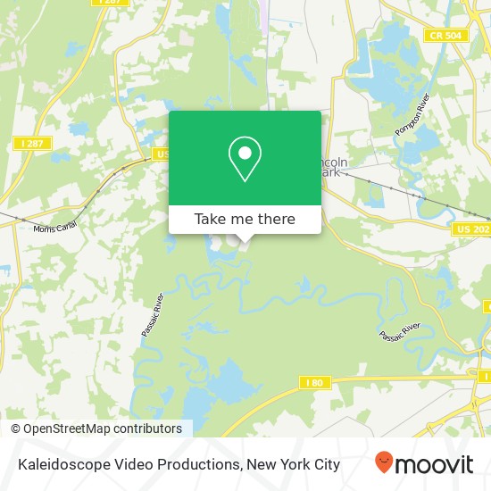Kaleidoscope Video Productions map
