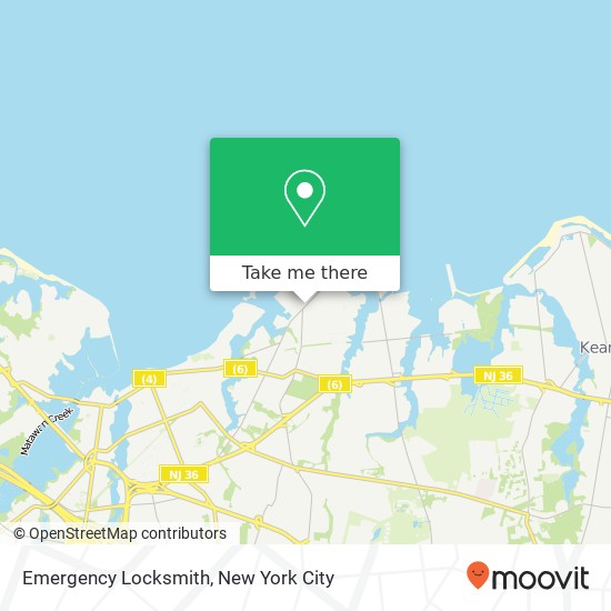 Emergency Locksmith map