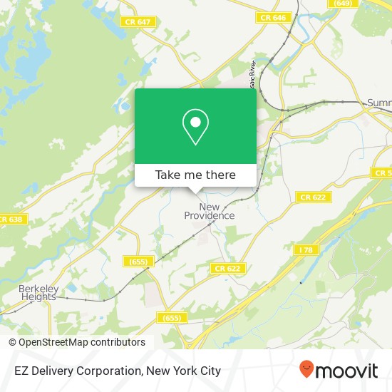 Mapa de EZ Delivery Corporation