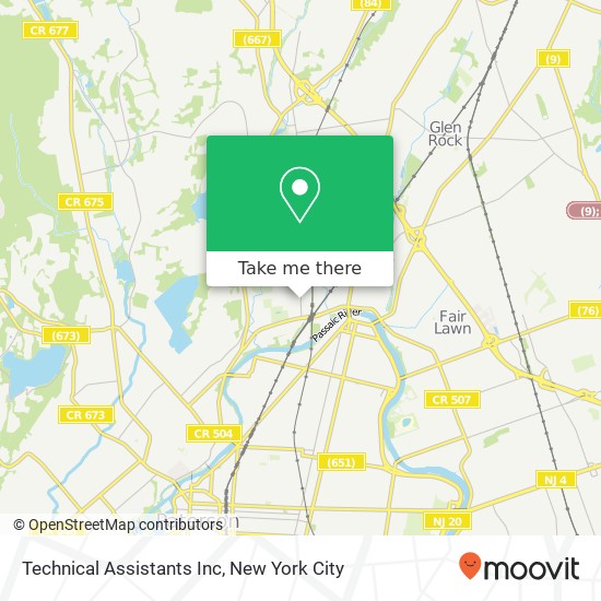 Technical Assistants Inc map