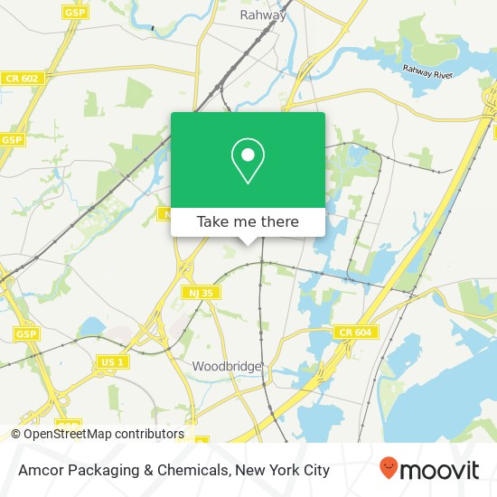 Amcor Packaging & Chemicals map