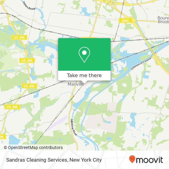 Sandras Cleaning Services map