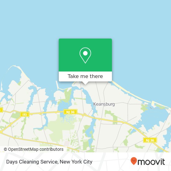 Mapa de Days Cleaning Service