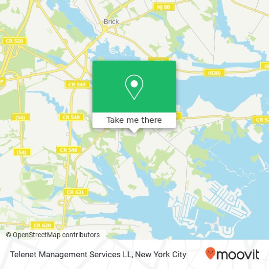 Mapa de Telenet Management Services LL