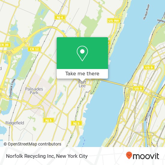 Norfolk Recycling Inc map