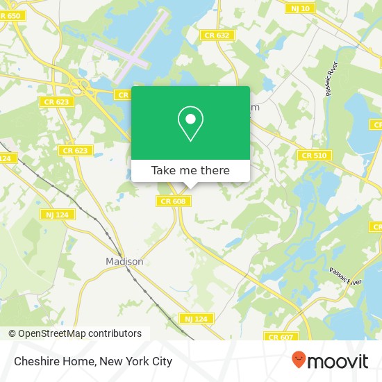 Cheshire Home map