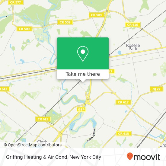 Mapa de Griffing Heating & Air Cond